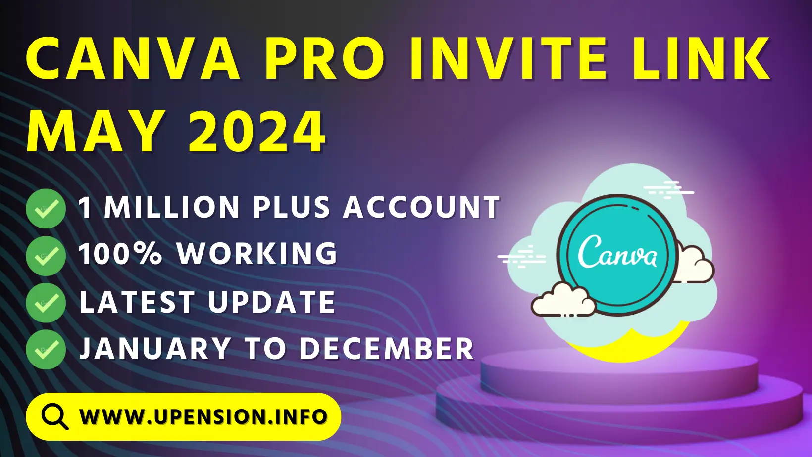 Canva pro invite link May 2024